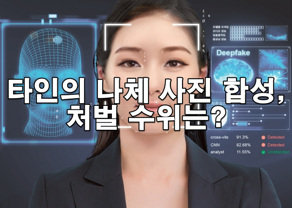 타인의 나체 사진 합성, 처벌 수위는?