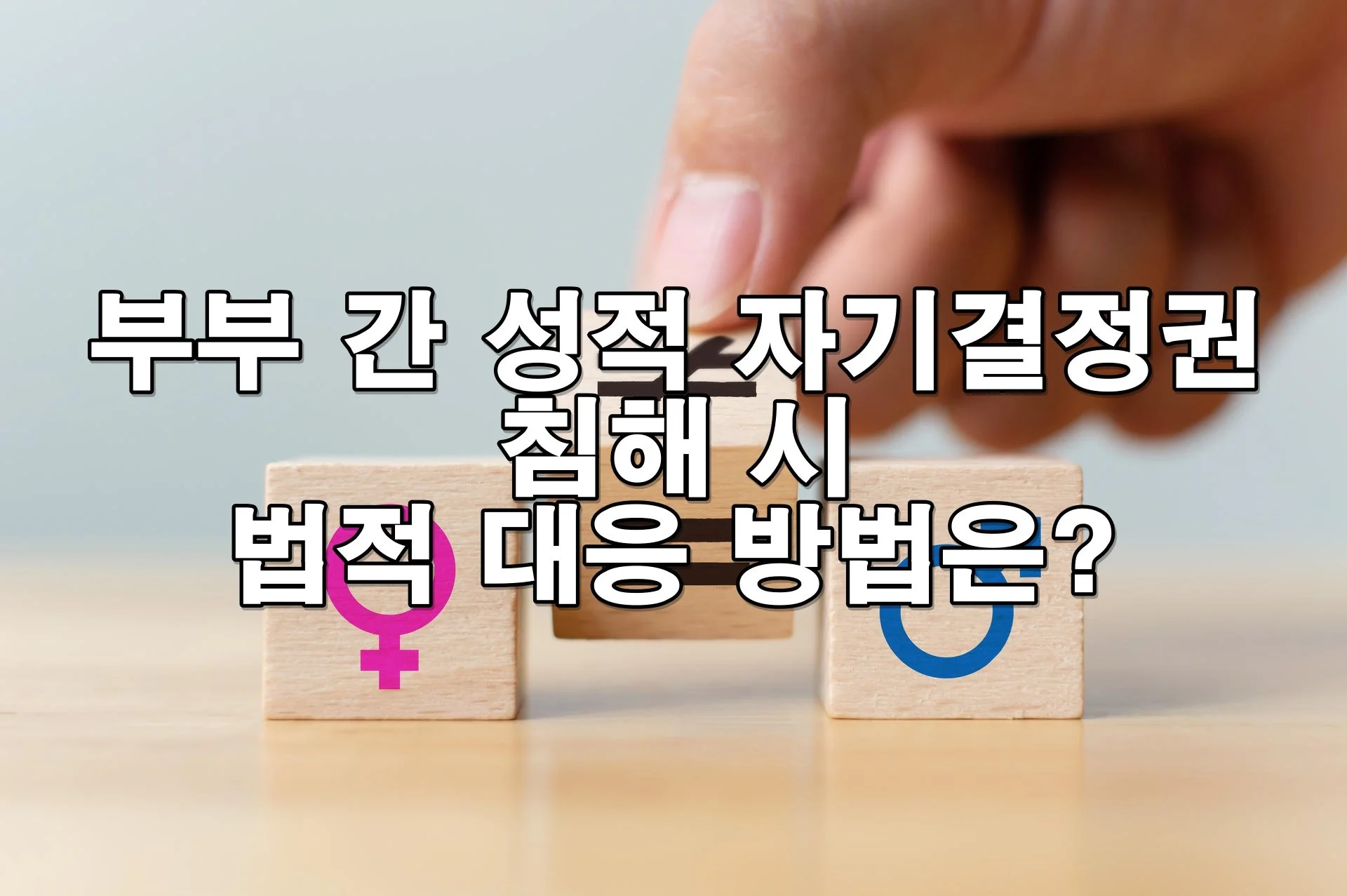 부부 간 성적 자기결정권 침해 시 법적 대응