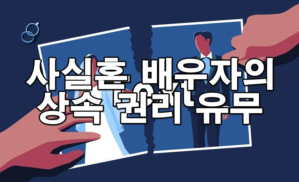 사실혼 배우자의 상속 권리 유무