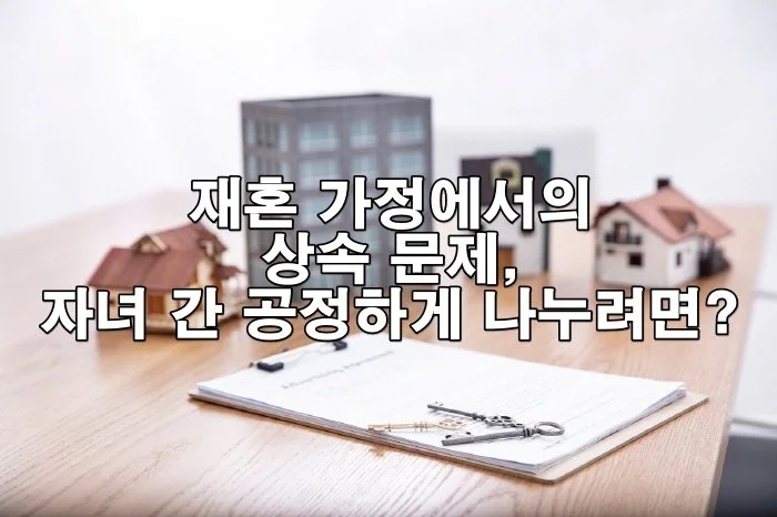 재혼 가정에서의 상속 문제, 자녀 간 공정하게 나누려면