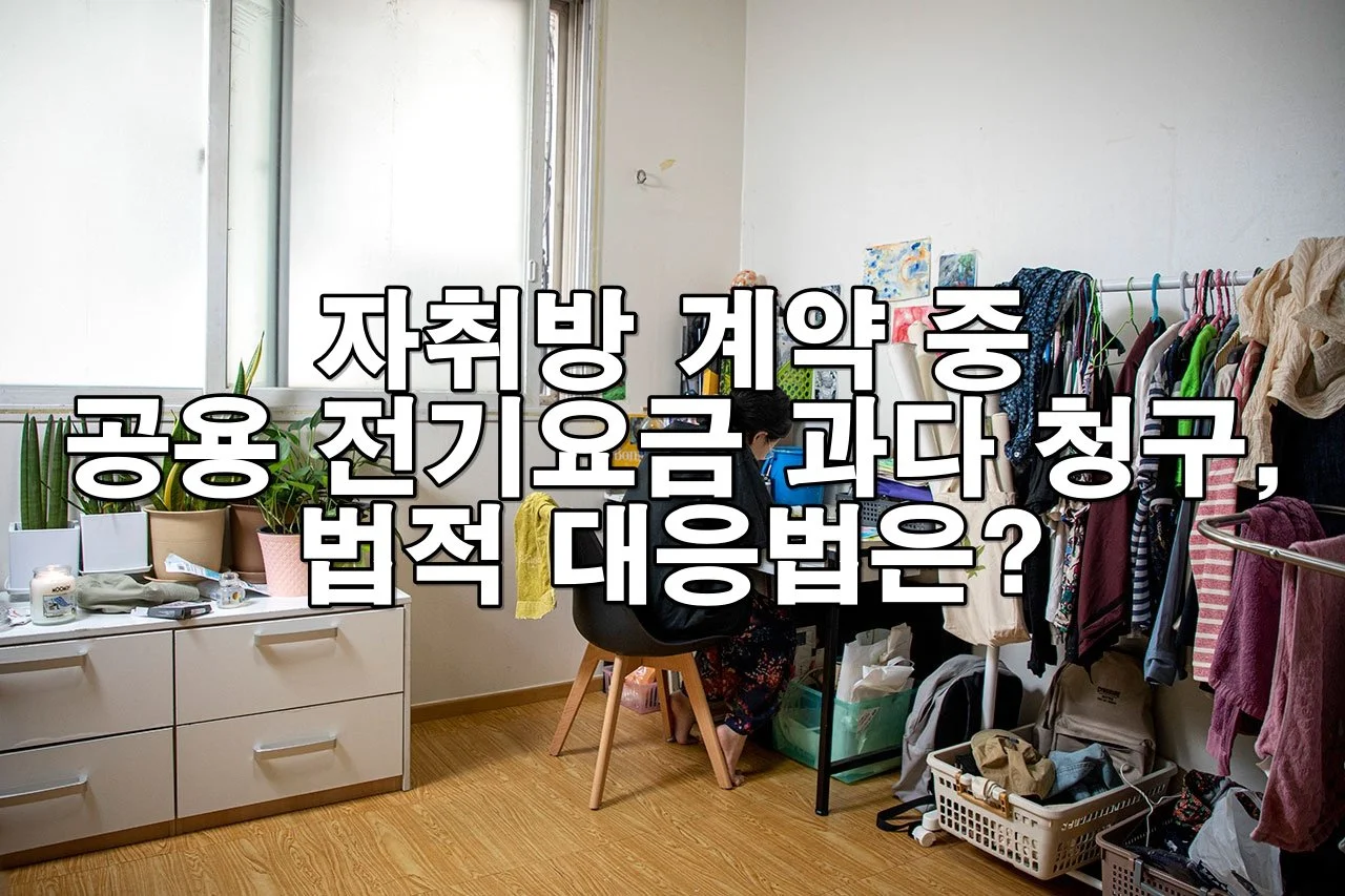 자취방 계약 중 공용 전기요금 과다 청구, 법적 대응법