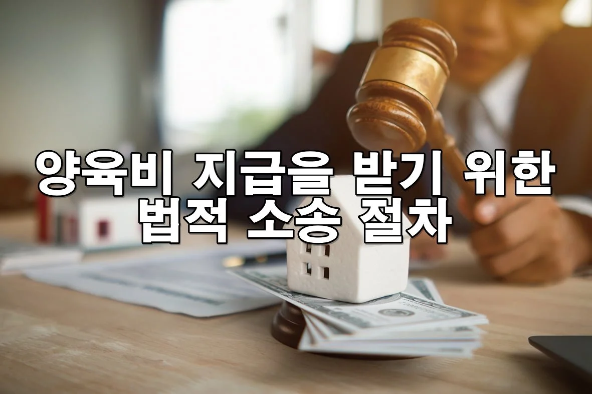 양육비 지급을 받기 위한 소송 절차