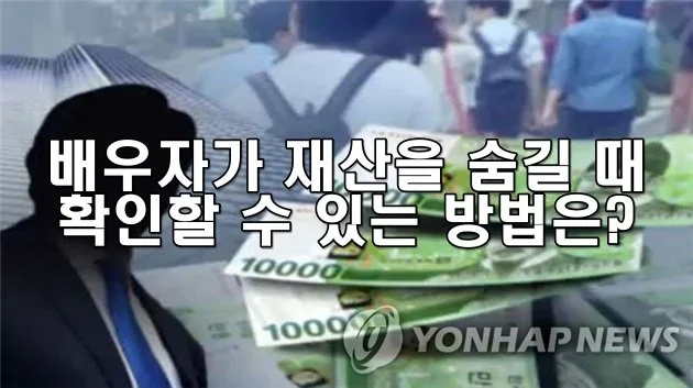 배우자가 재산을 숨길 때 확인할 수 있는 방법