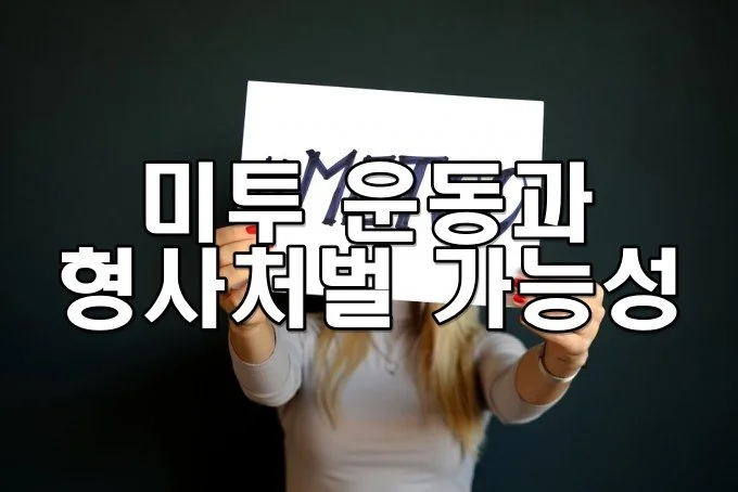 미투 운동과 형사처벌 가능성