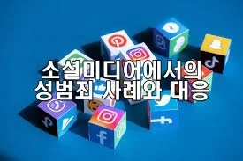 소셜미디어에서의 성범죄 사례와 대응