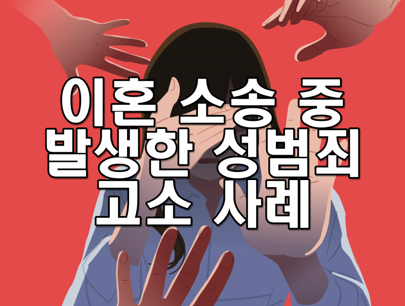 이혼 소송 중 발생한 성범죄 고소 사례