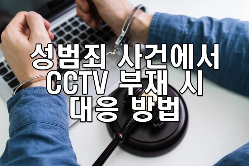 성범죄 사건에서 CCTV 부재 시 대응 방법