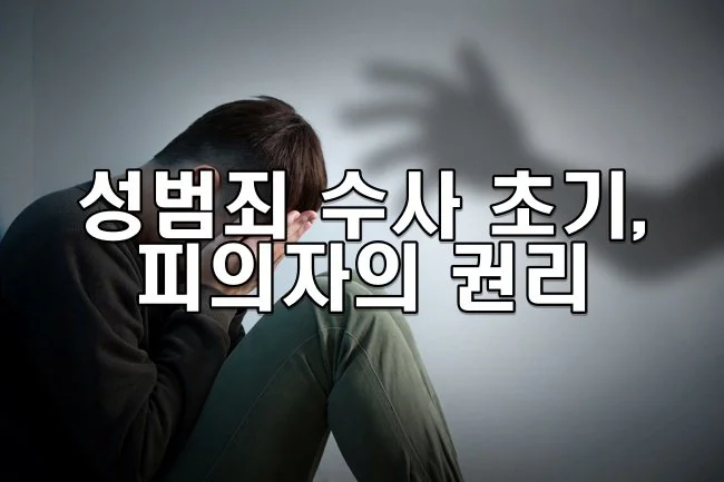 성범죄 수사 초기, 피의자의 권리