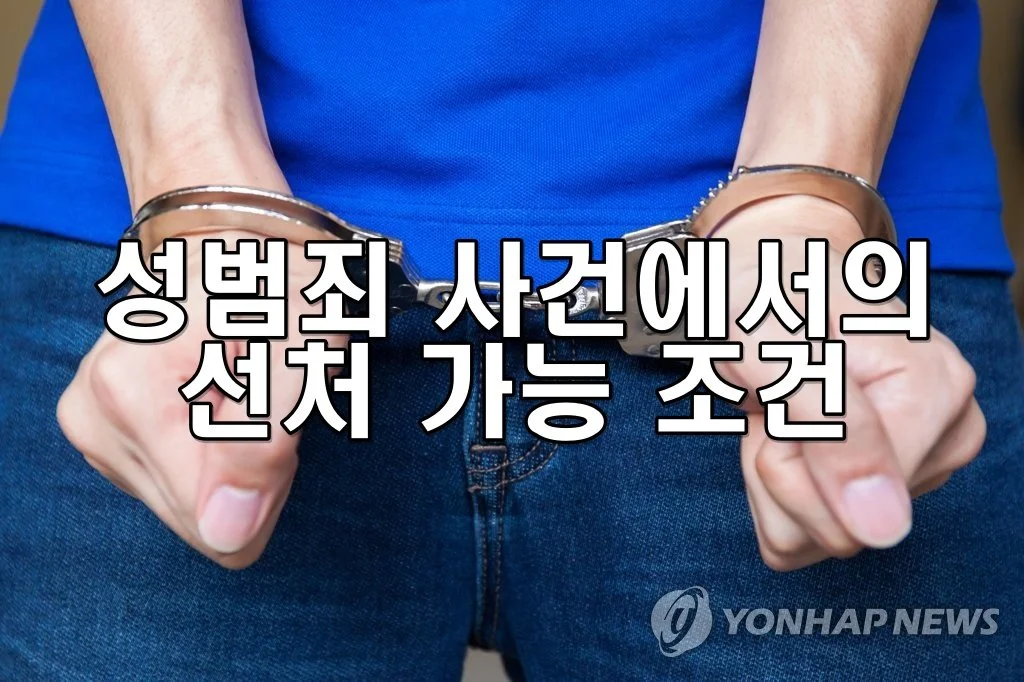 성범죄 사건에서의 선처 가능 조건