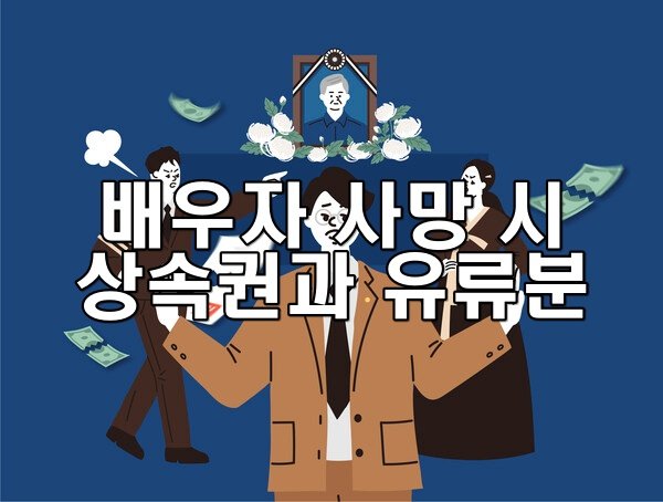 배우자 사망 시 상속권과 유류분