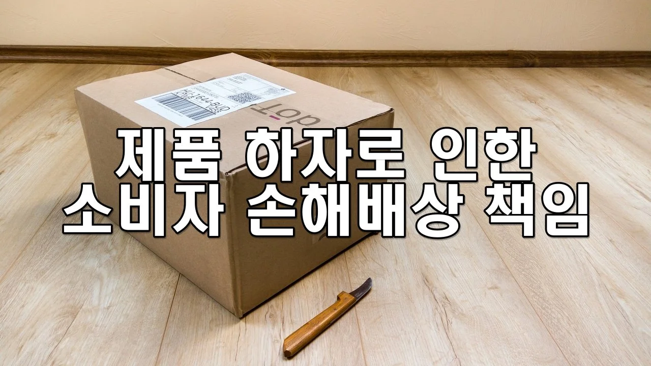 제품 하자로 인한 소비자 손해배상 책임