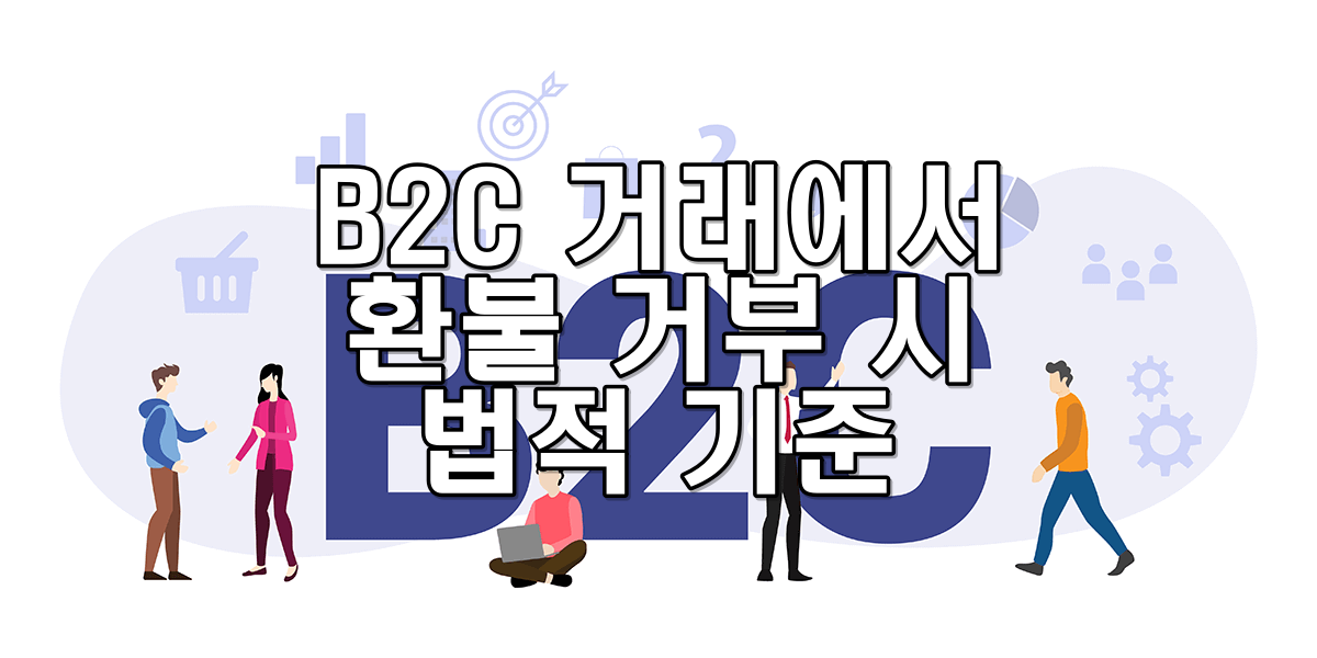 B2C 거래에서 환불 거부 시 법적 기준