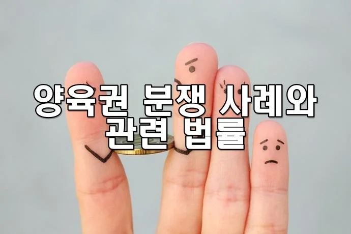 양육권 분쟁 사례와 관련 법률