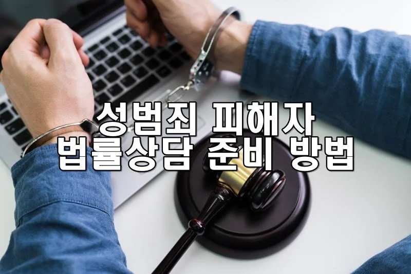 성범죄 피해자 법률상담 준비 방법