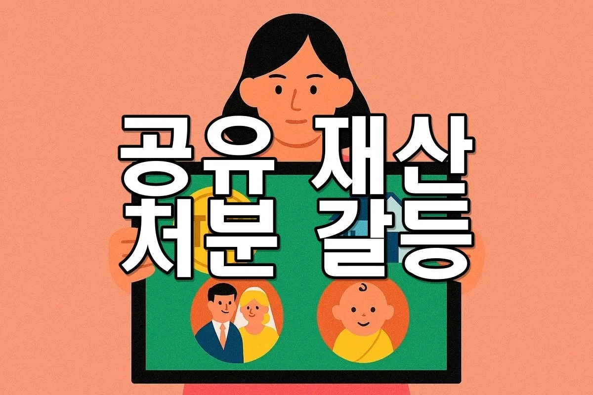 공유 재산 처분 갈등: 분쟁이 생기는 이유와 합리적인 해결 방법