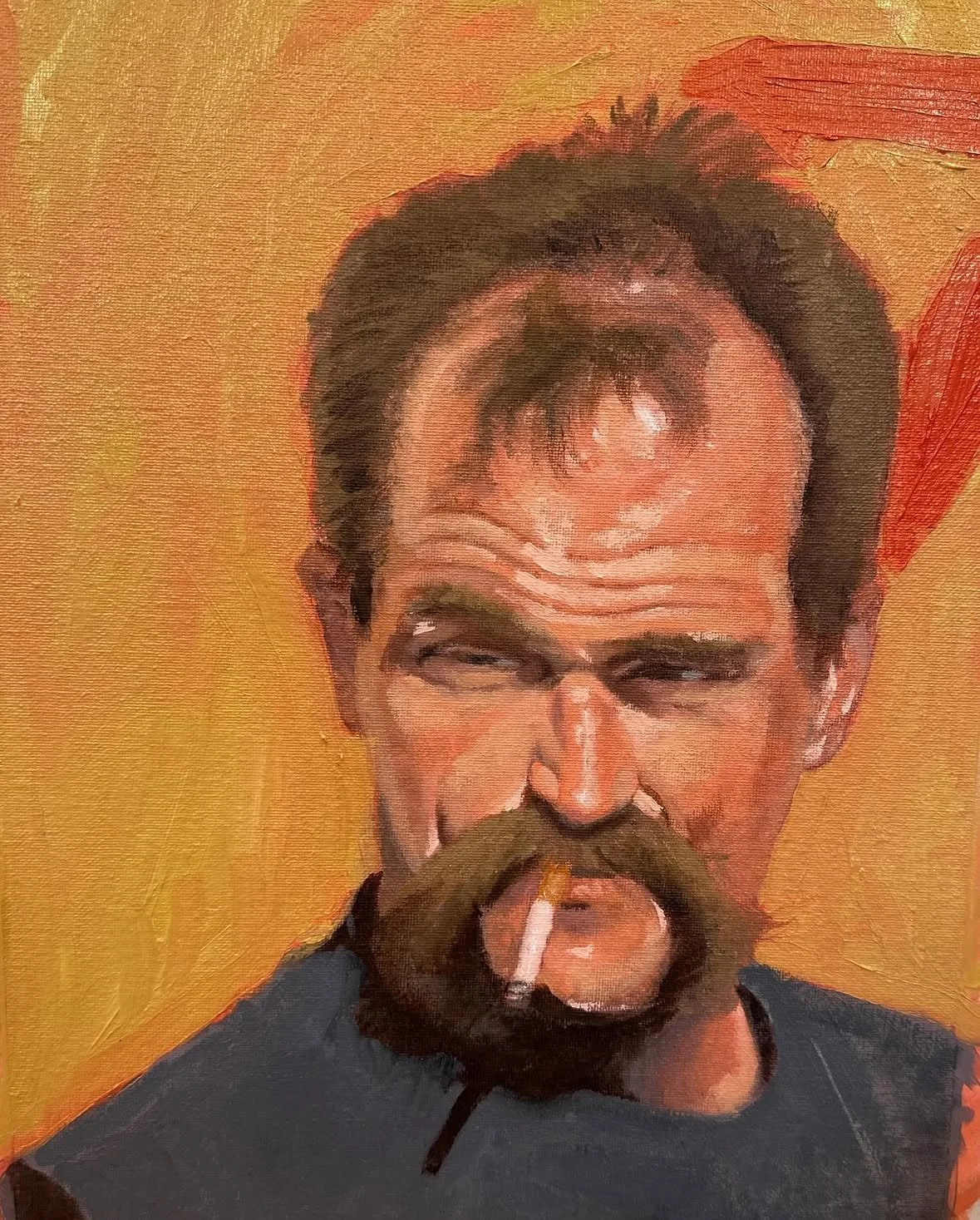 "Redneckium" Oil Painting