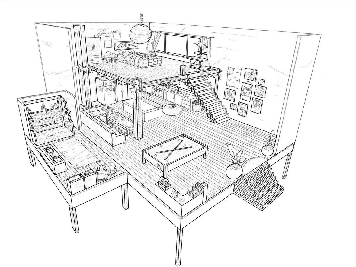 interior cut scene