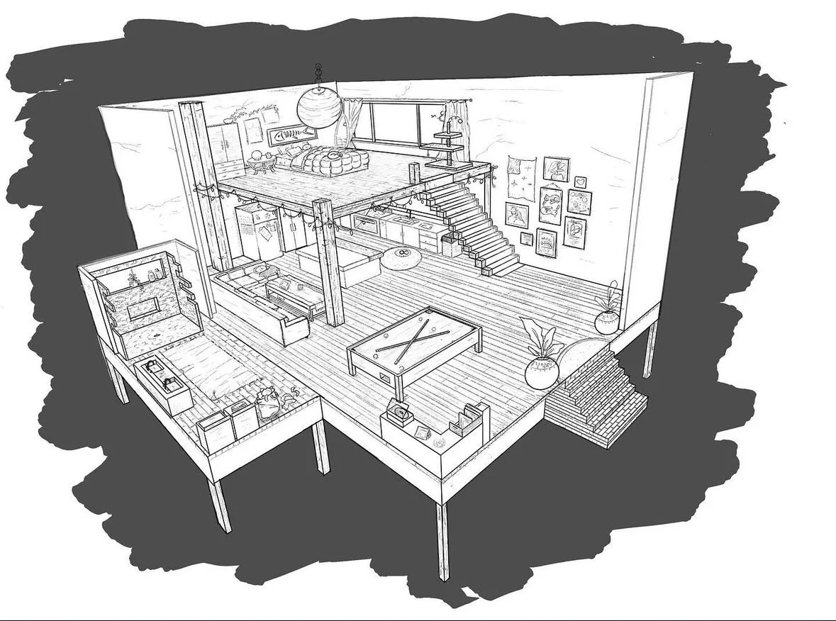 Cut Away Environment, Dream Home