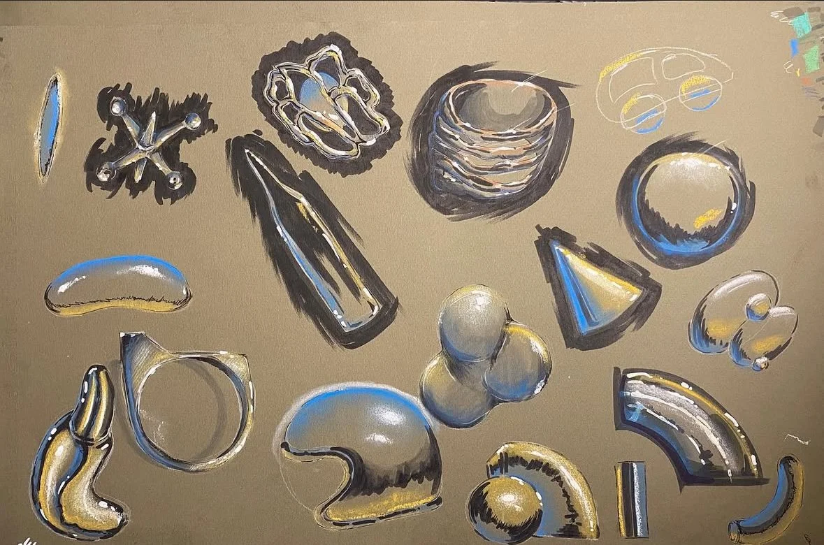 chrome texture practice