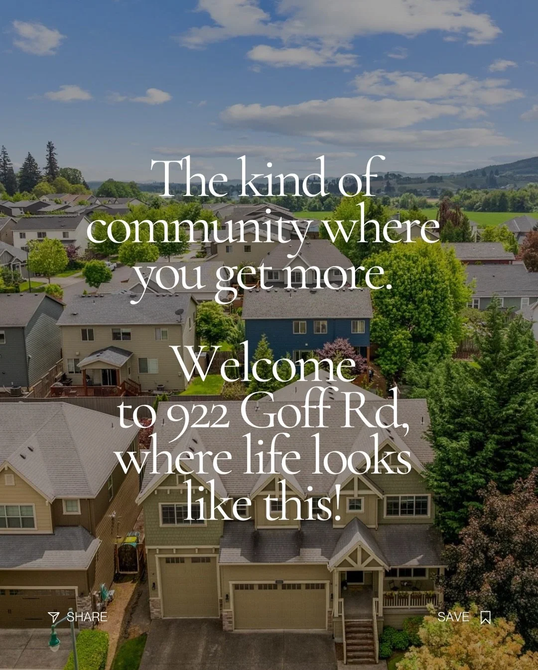 The neighborhood pulls you in. The home seals the deal.

922 Goff Rd is one of those neighborhoods everybody wants to move to. Wine country, farmers markets, boutique shopping, live music, flower farms, coffee, and open water are all part of everyday