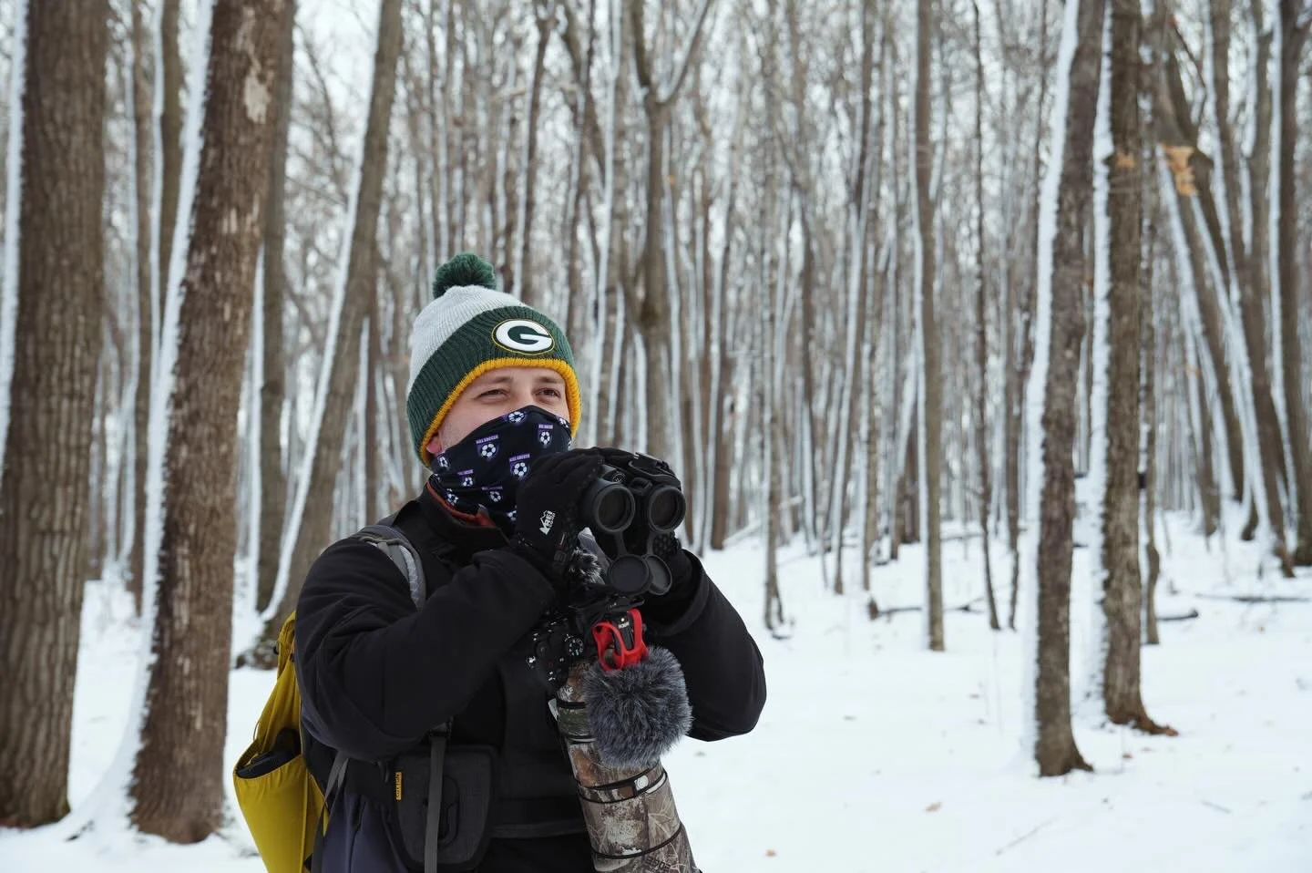 From the cold Wisconsin winter over the holiday