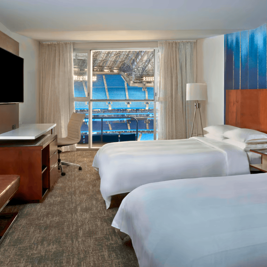 2-Dbl Baseball Stadium View Room