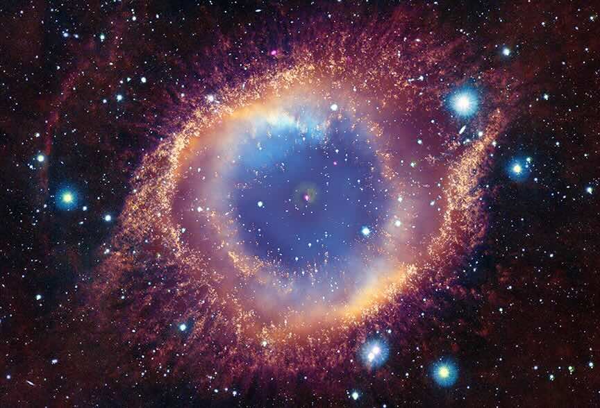 The destruction of a planet inside a planetary nebula