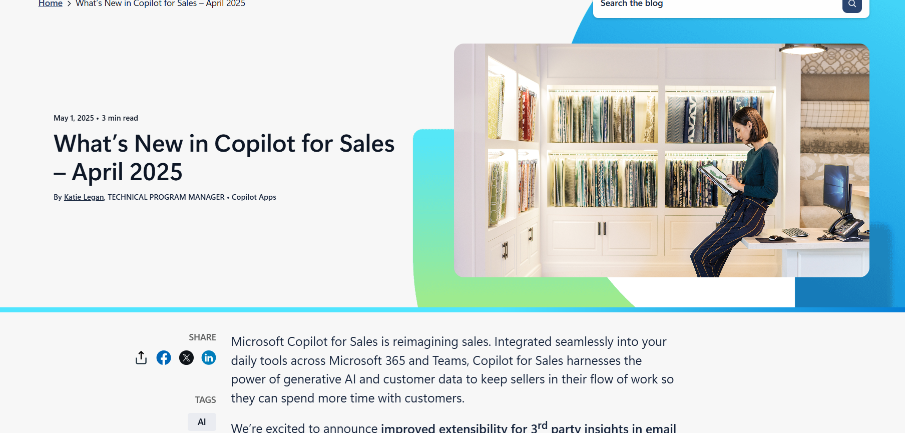 Microsoft Blog Content Campaign