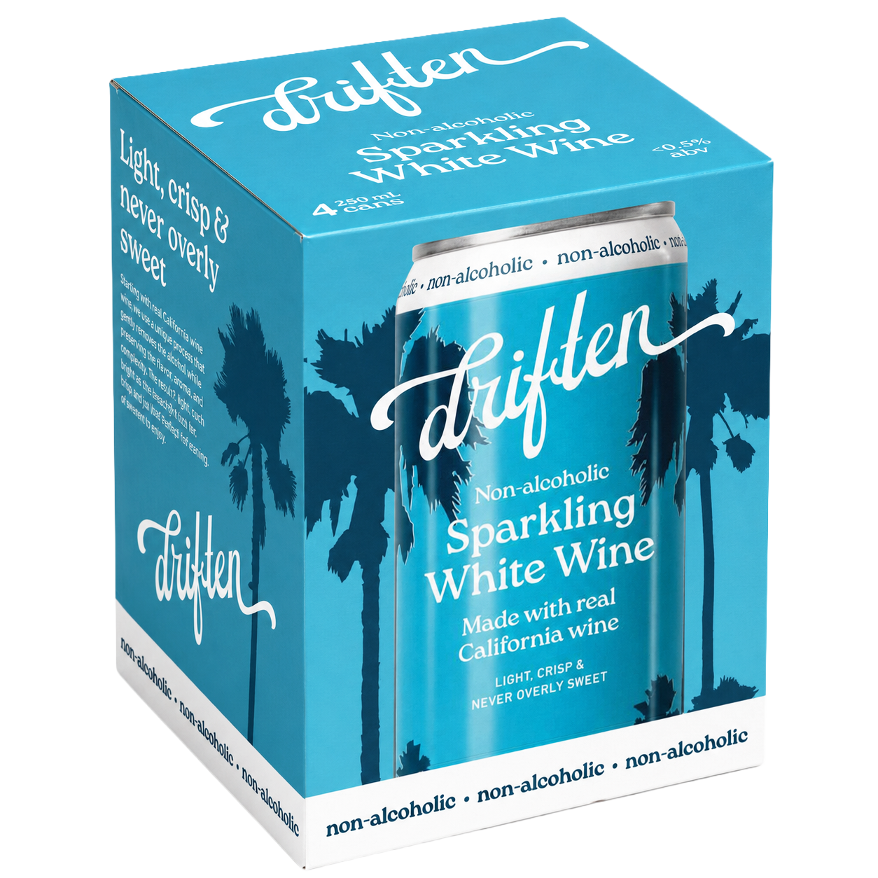 Non-Alc Sparkling White Wine 4-Pack
