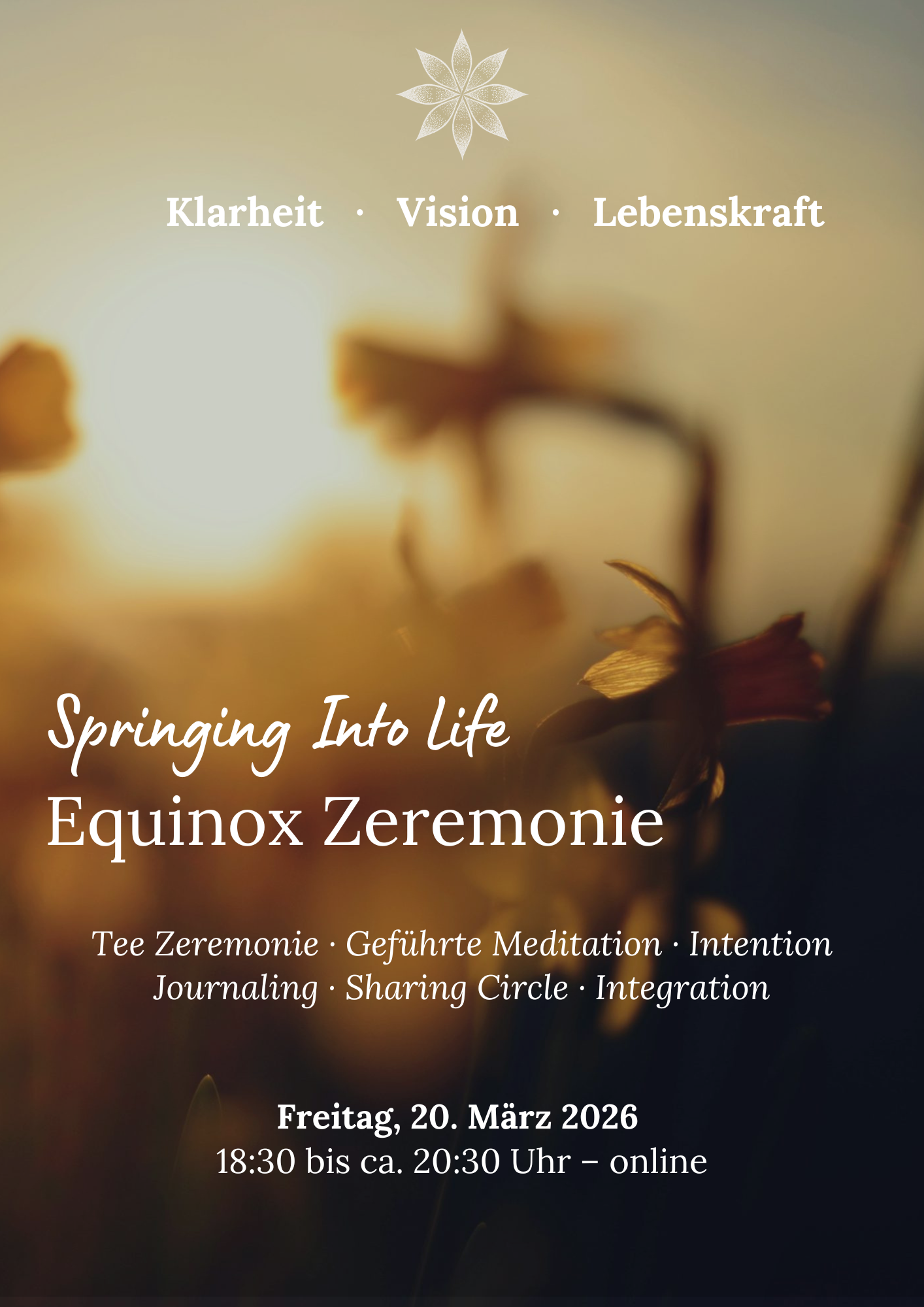 flyer of equinox ceremony