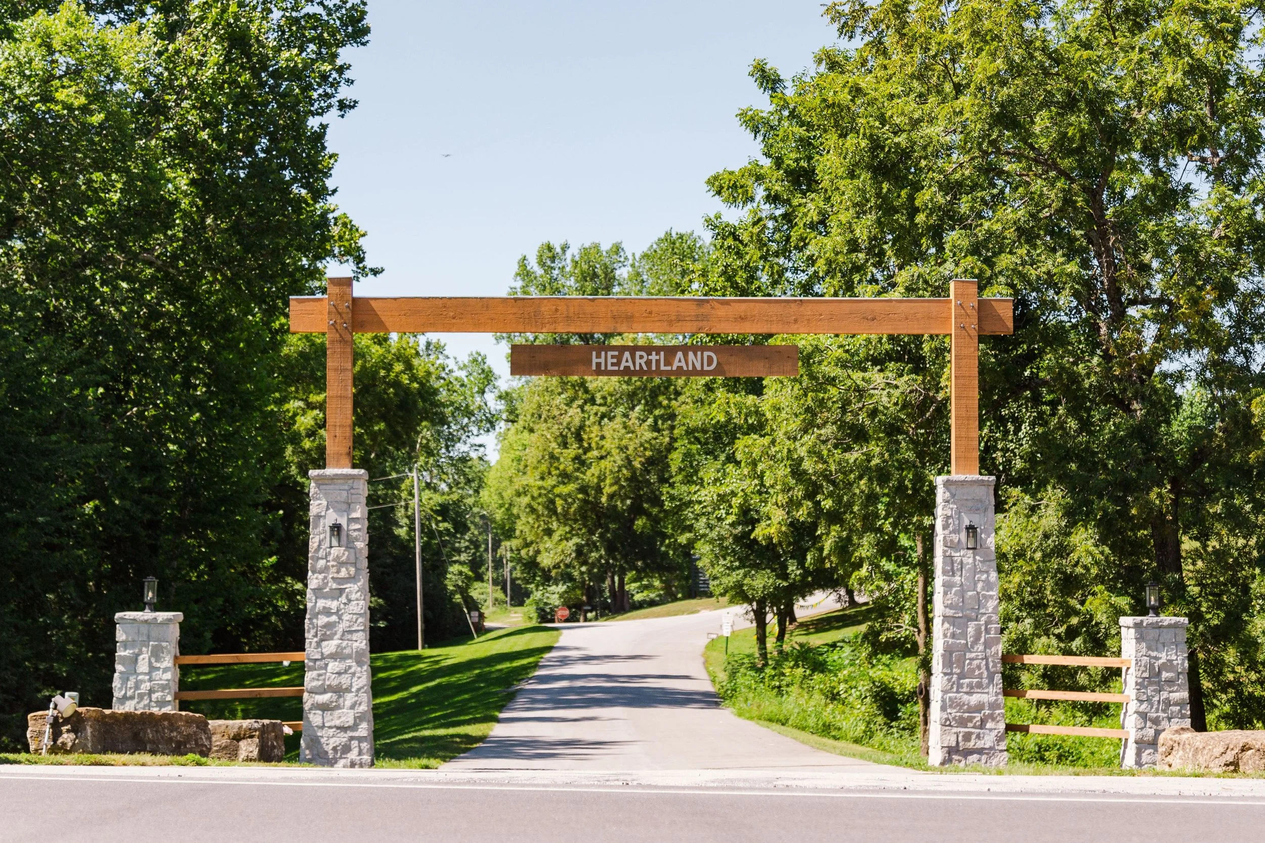 Heartland Christian Camp Paid Gap Year Program Cornerstone Entrance to property near Kansas City, Missouri