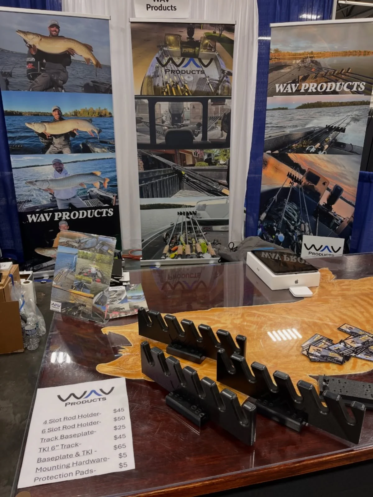 It was another awesome day in the WAV booth talking Muskies, Rod holders and booking trips! Really looking forward to tomorrow as that will put the final day of show season for 2026 in the books for WAV Products first year of shows! Day 2 was great a