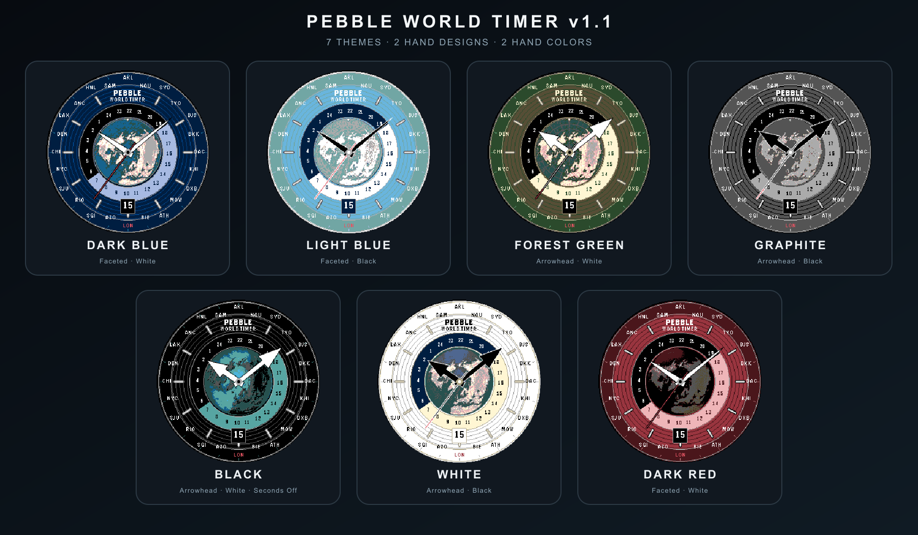 Pebble WorldTimer