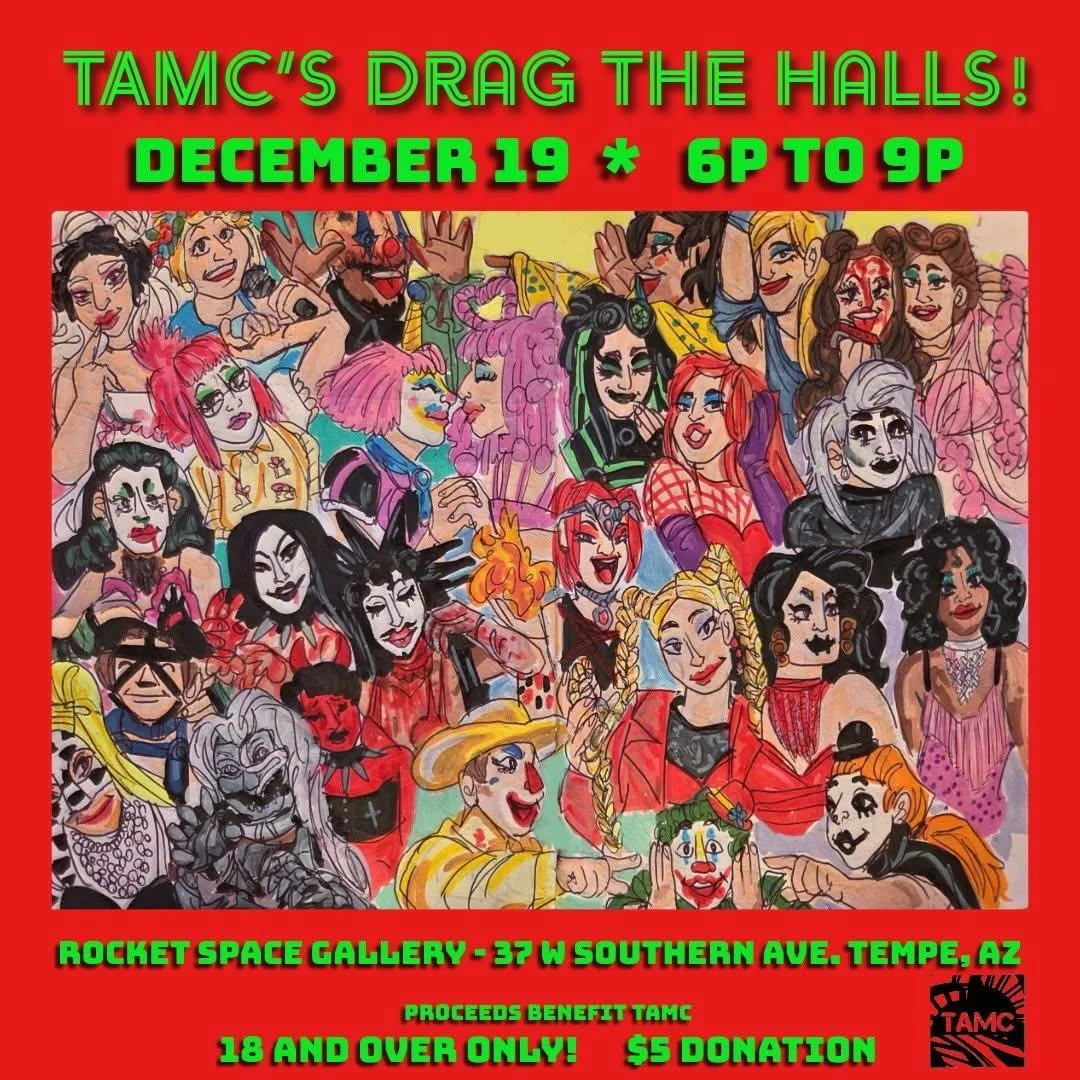 DRAG THE HALLS is TONIGHT!

This is our end of year party hosted by @clownpoke_yehaw featuring local performers and artists.
We can&rsquo;t wait to see you!

DETAILS:
What: Drag The Halls drag show and end of year party
When: Friday, December 19 from