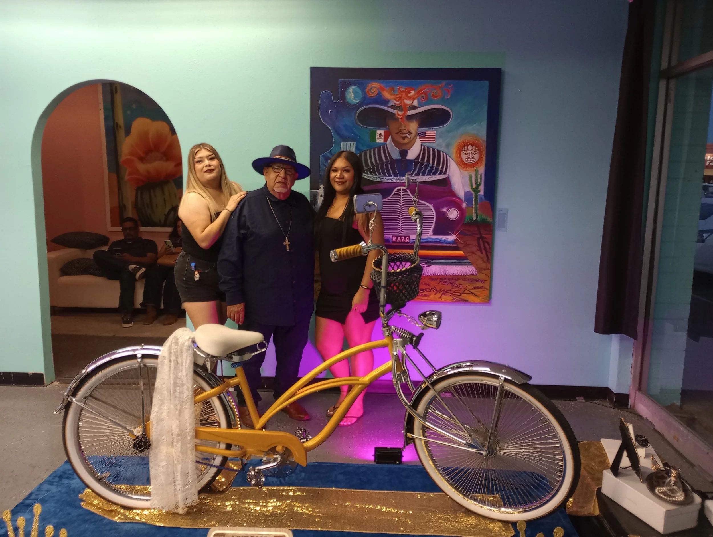 PURO ART&Eacute; 🩷🩵

We have gallery hours today (Sunday) from noon - 4pm, come in and check out this incredible exhibition.

We had such a great turnout for the opening night. Thank you to all the artists, lowriders, and community for showing up a