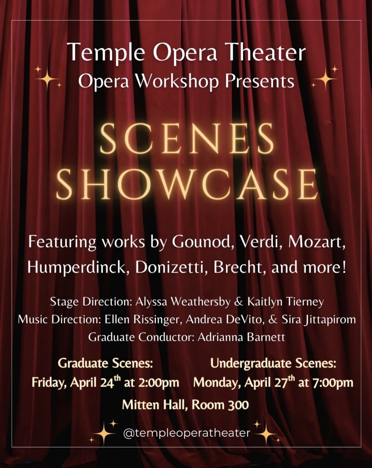 Master’s Opera Scenes