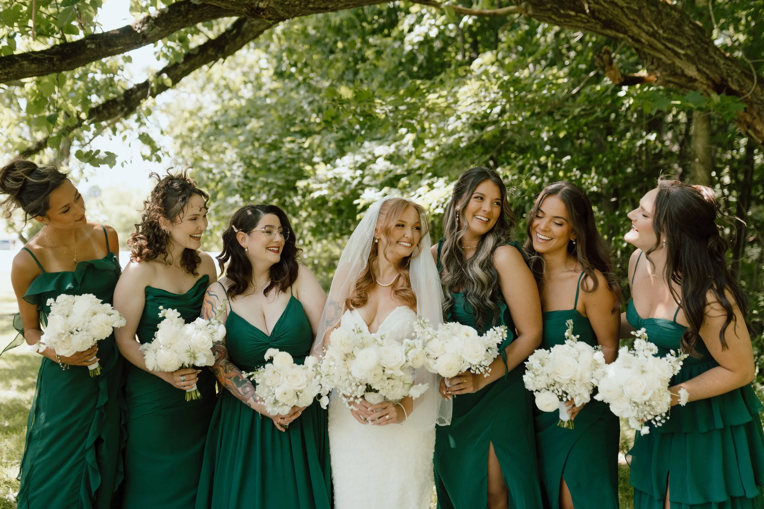 Bridal Party Photoshoot Wooster Ohio