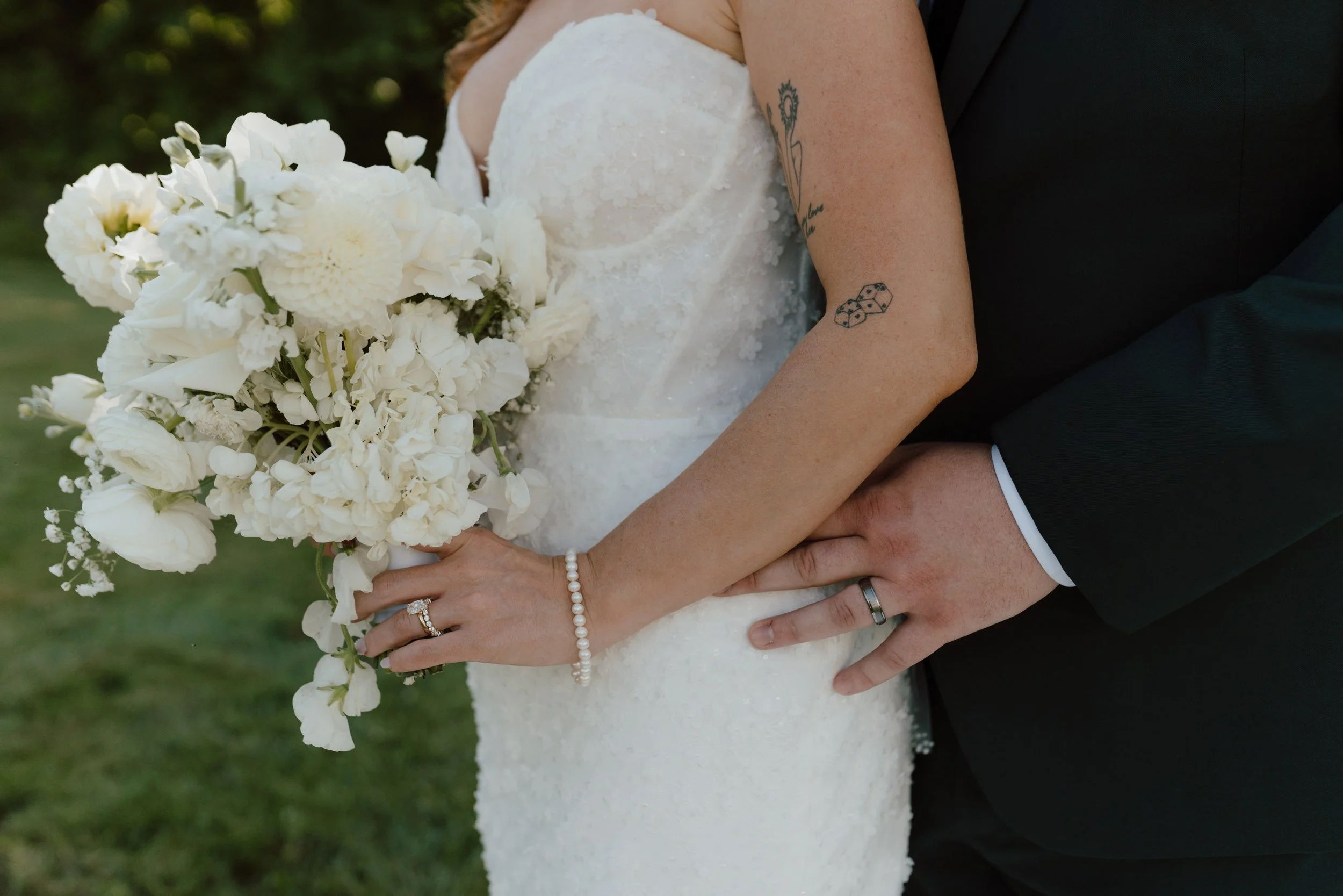 Bridal Bouquet Closeup Wooster Ohio Brides
