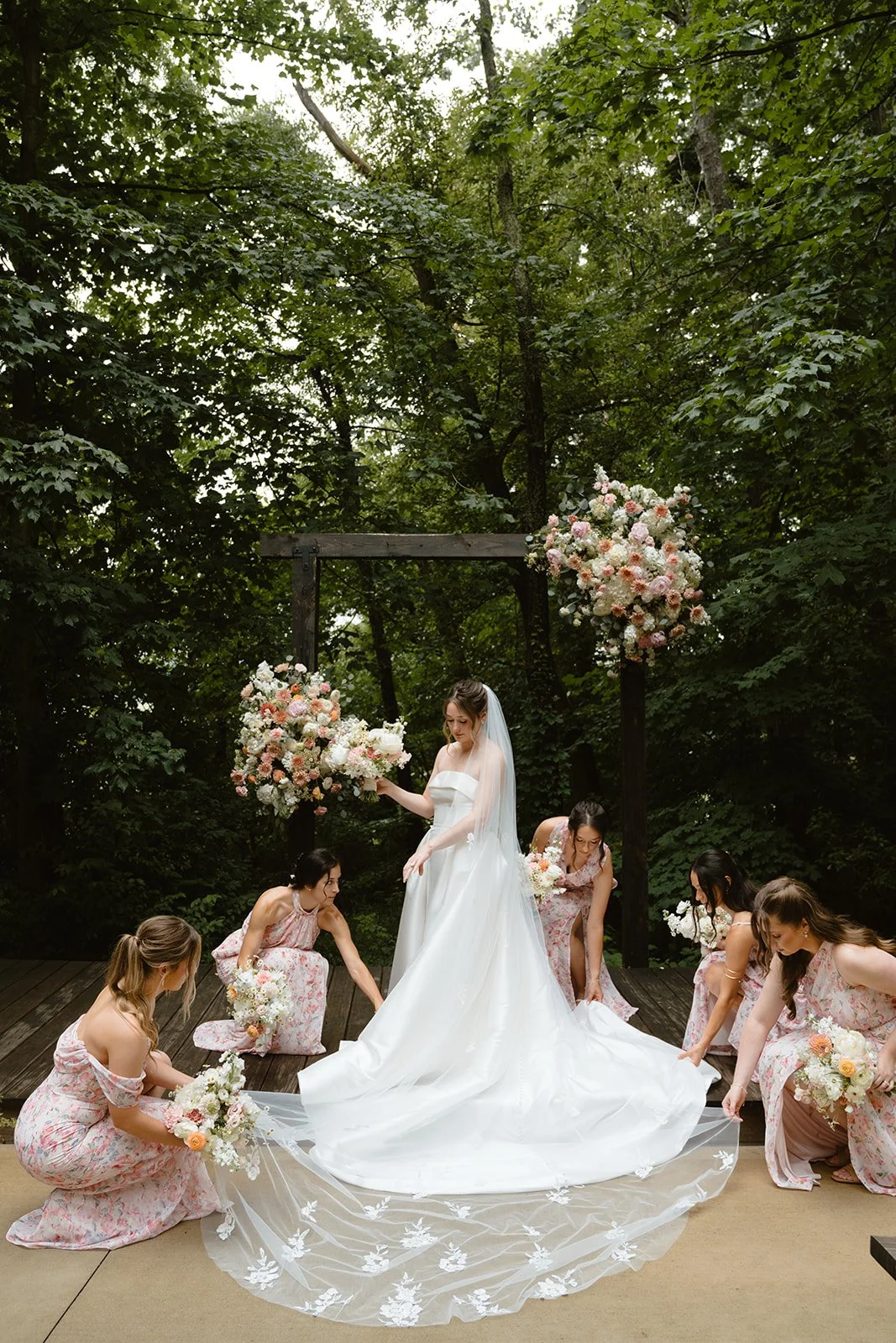 Bridal Veil with Arch in Background