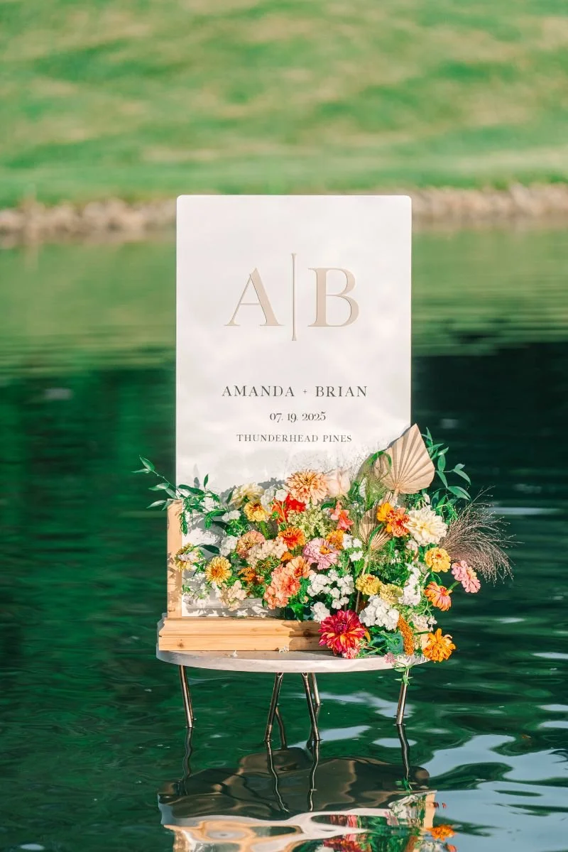 Special Events Florals - Sign Details