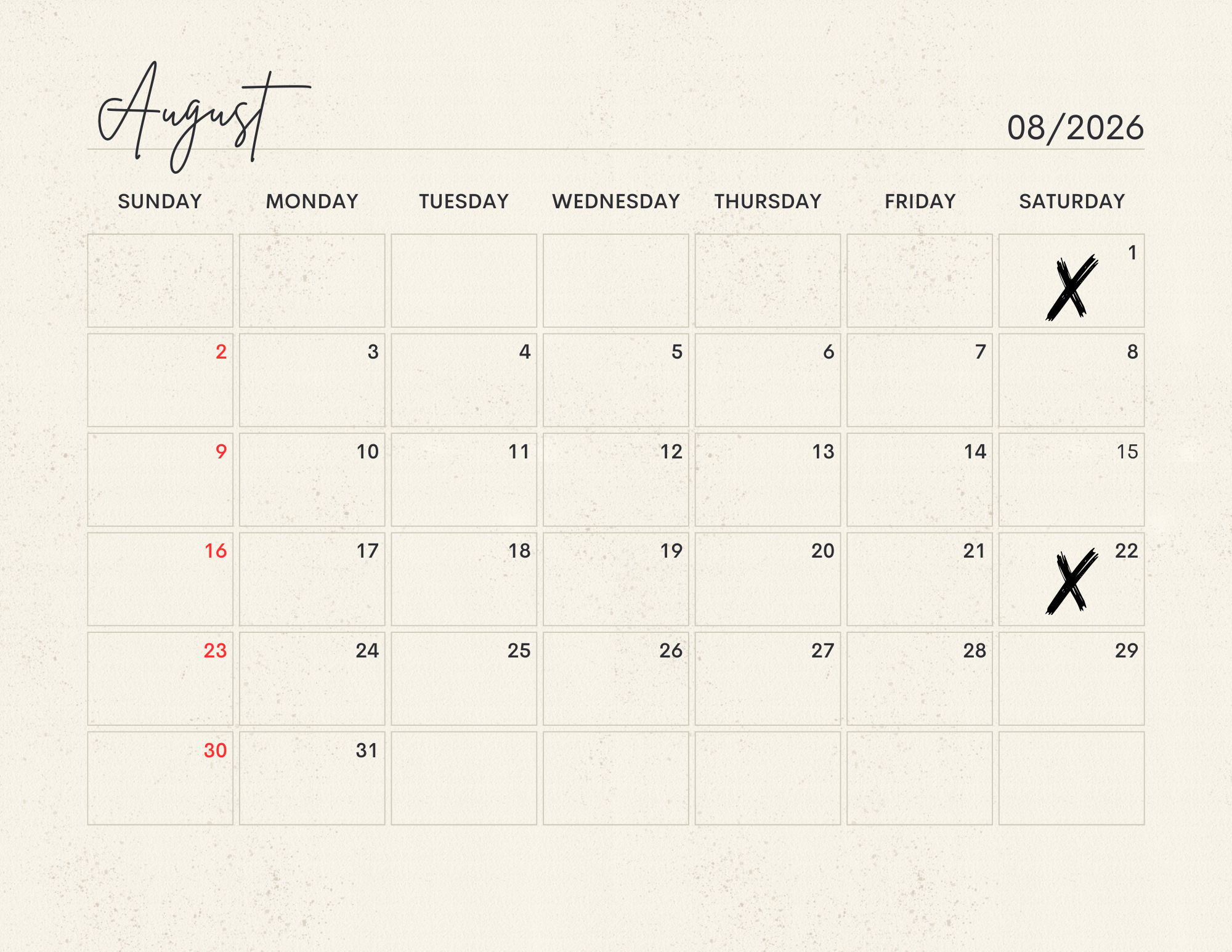 August Bookings - Wild and Free Florals