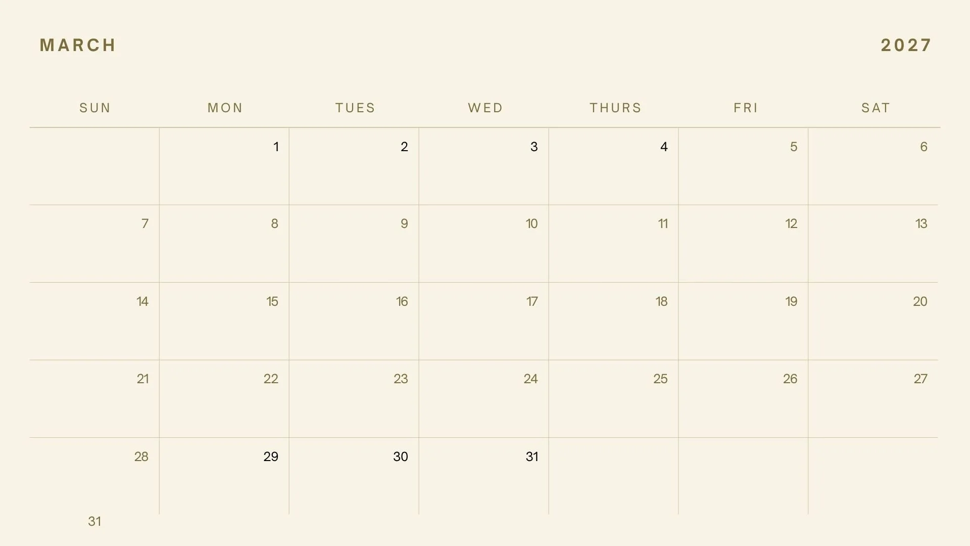 March Bookings for Florals