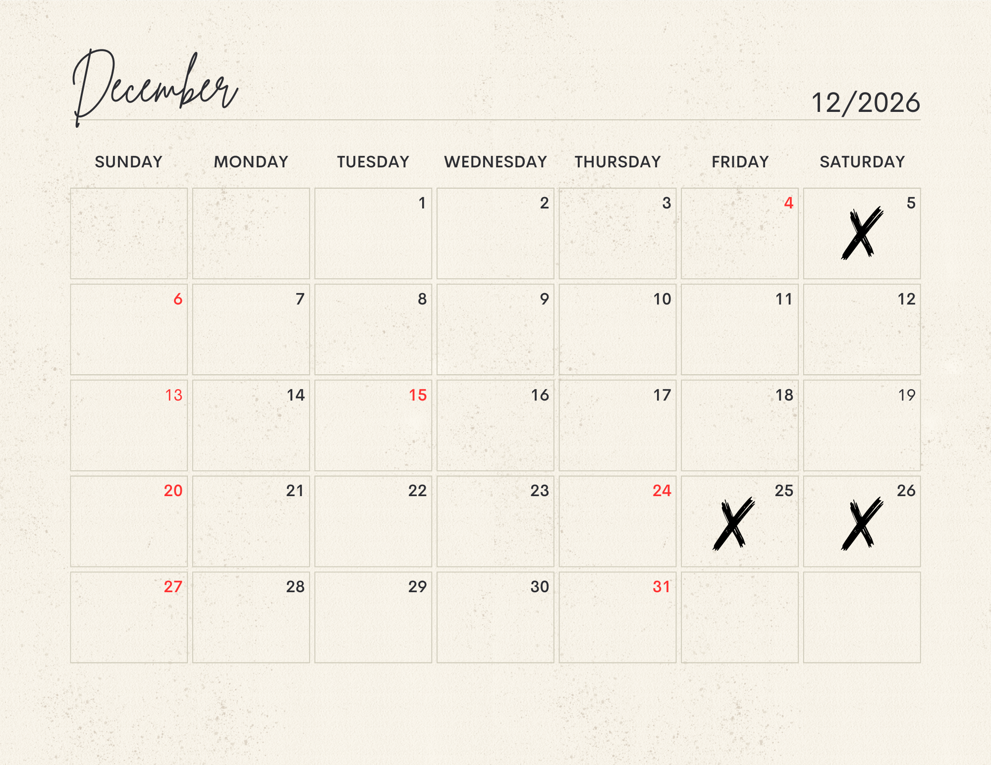 December Bookings - Wild and Free Florals