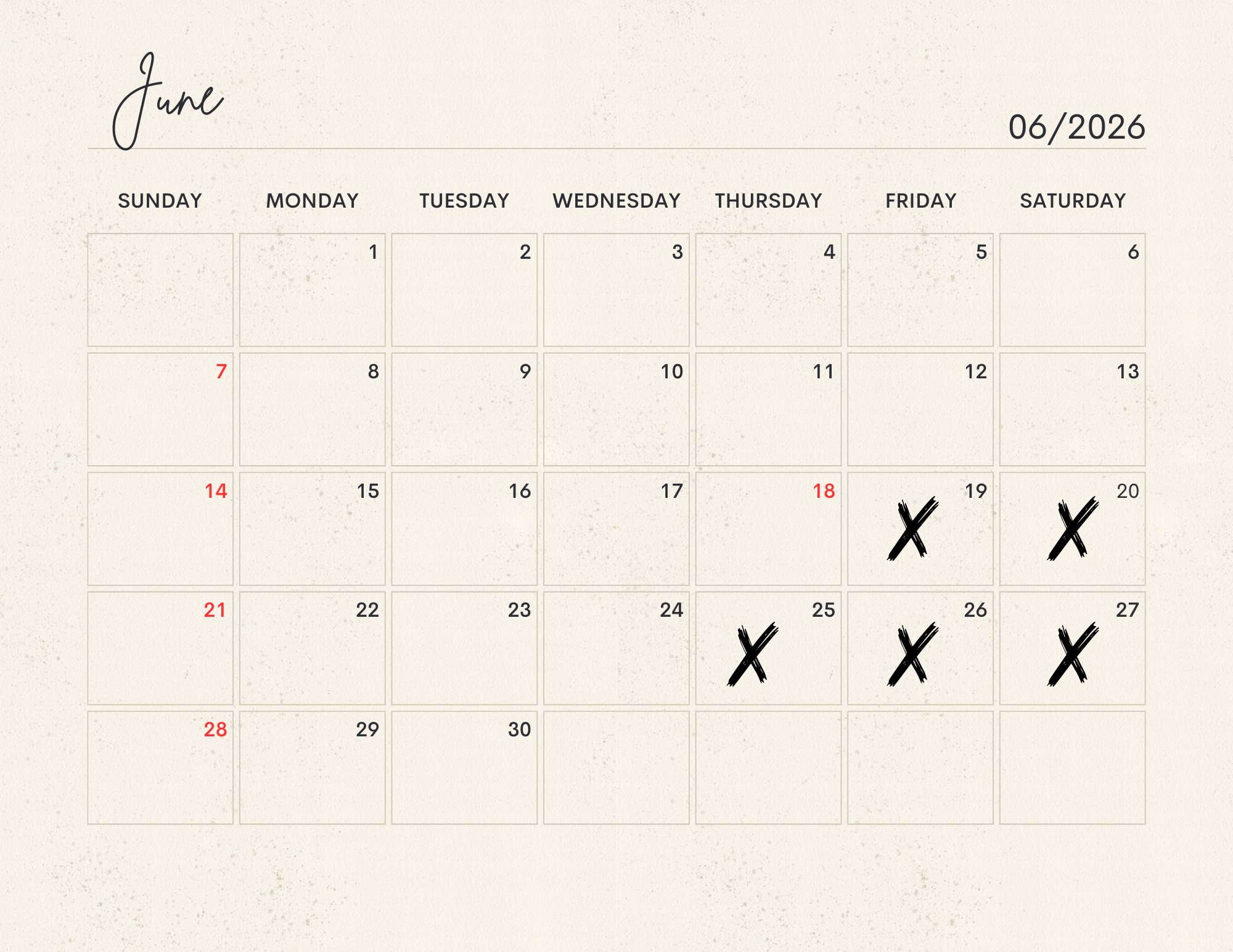 June Bookings - Wild and Free Florals