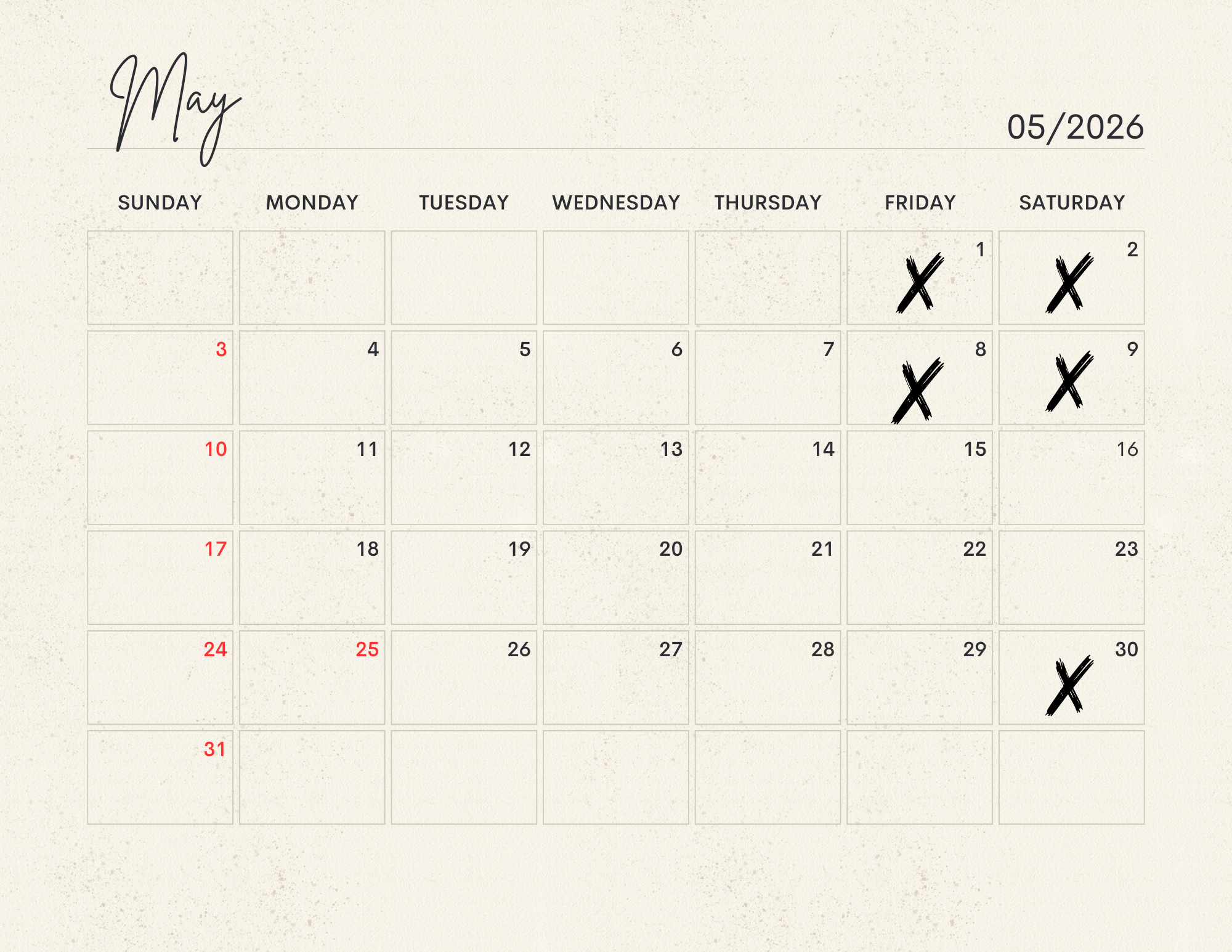 May Bookings - Wild and Free Florals