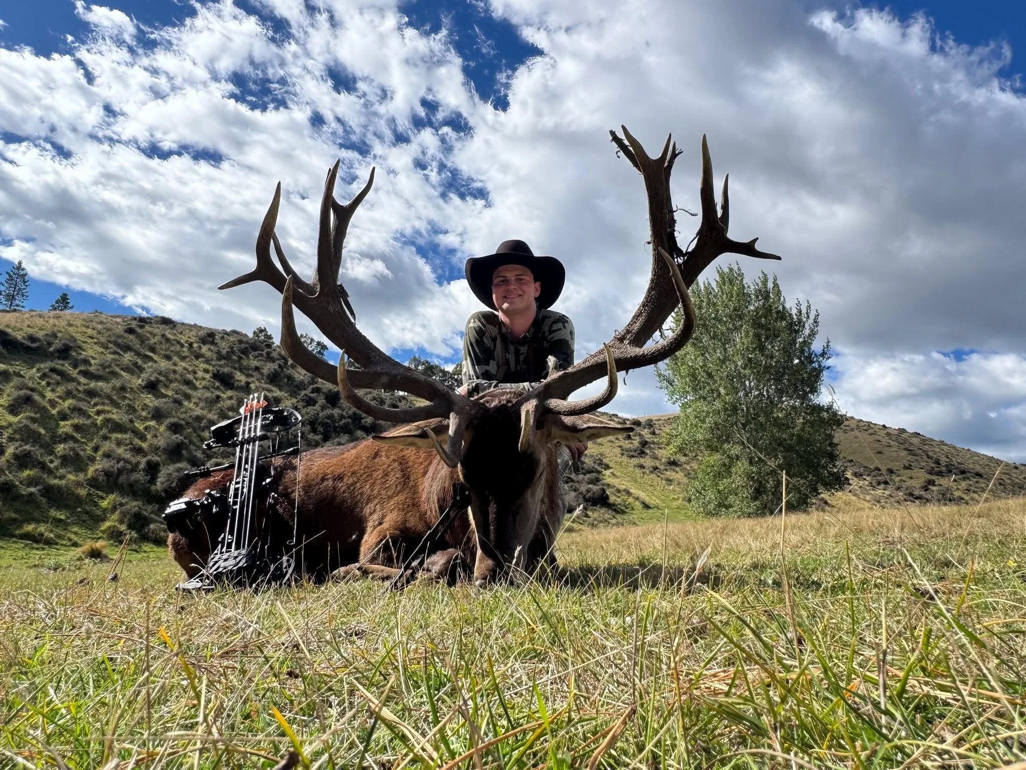 A beautiful red stag taken with the bow - well done Hunter epic hunting what a week you all have had bow hunting! Congratulations guys.

What is next with the bow? ........ 

Call: +64212216048 Email: info@newzealandtrophyhunting.com
Website: www.new