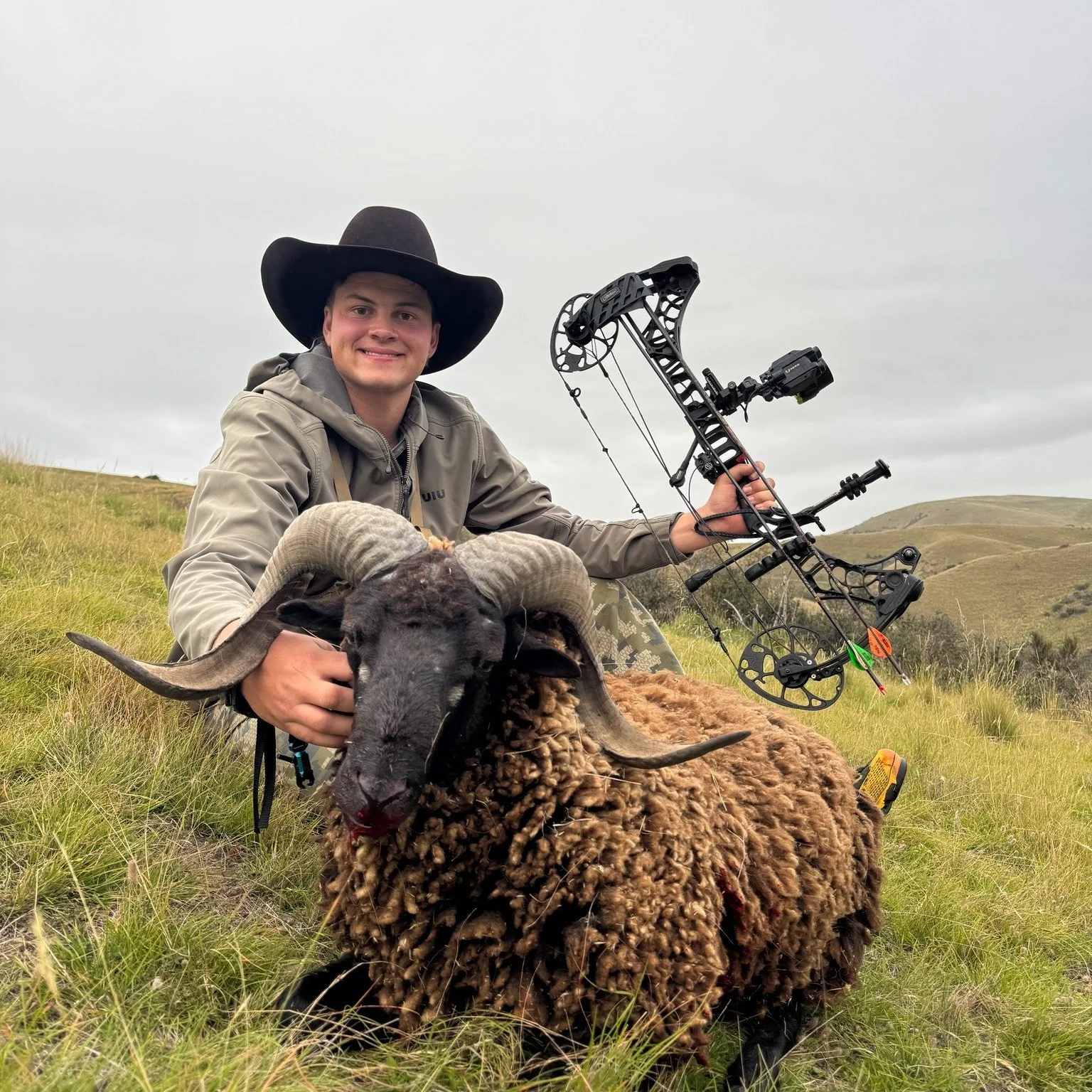Well done bow hunting your arapawa rams , a fun day out for all and a hunt everyone will never forget. 

Call the team at New Zealand Trophy hunting to book your epic unforgettable New Zealand Hunting adventure.

Call: +64212216048 Email: info@newzea