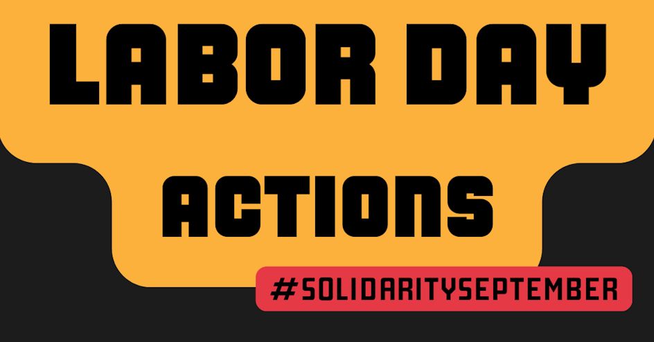 Labor Day "Workers Over Billionaires" March & Rally