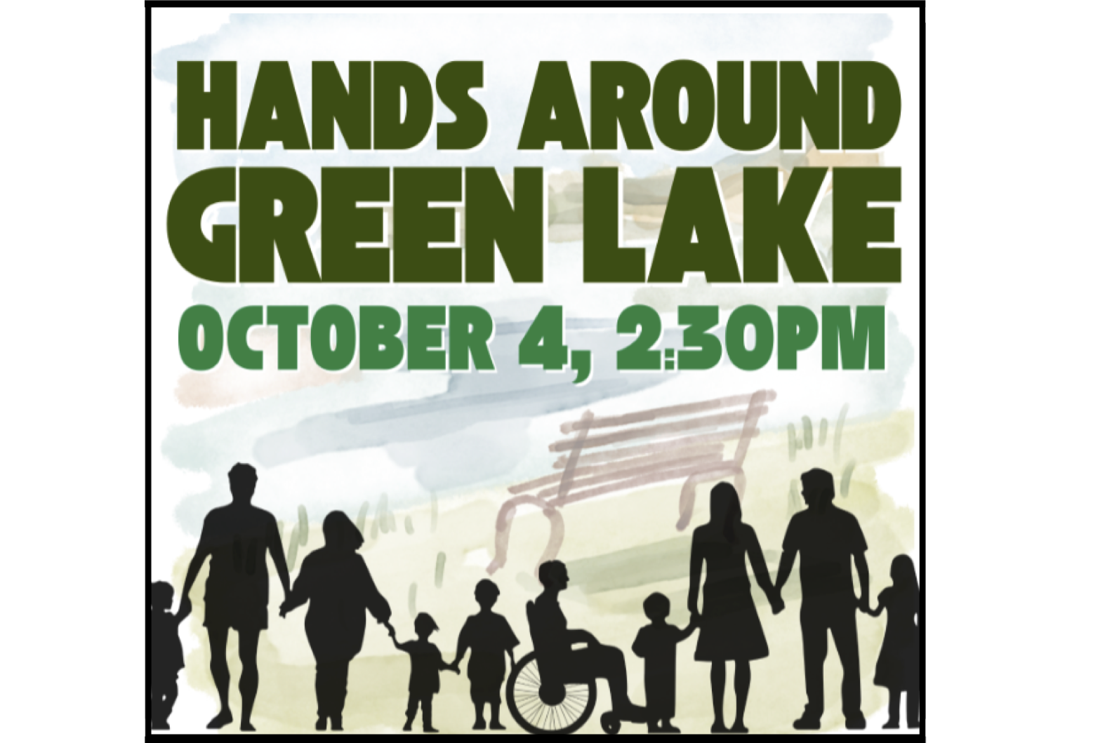 Hands Around Green Lake