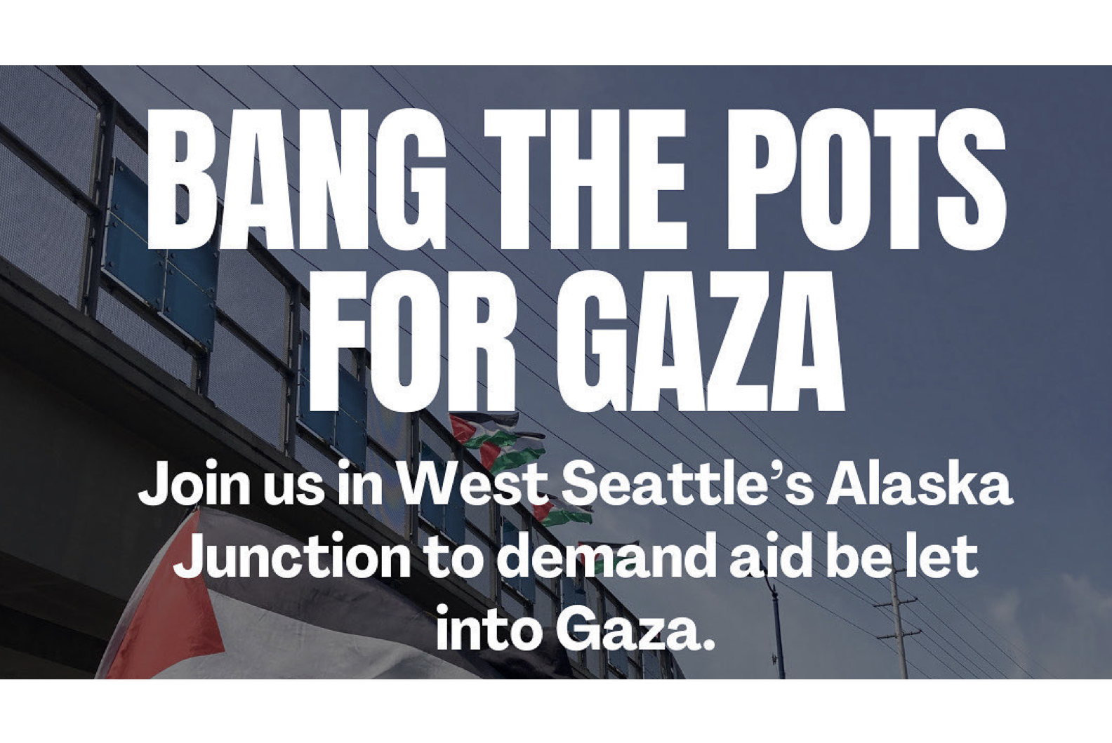 Bang the Pots for Gaza!